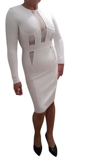 Bandage Long sleeve Dress for women